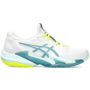 ASICS �A�V�b�N�X ���f�B�[�X �X�j�[�J�[ �yASICS Court FF 3 White Soothing Sea (Women's)�z �T�C�Y US_6(23.0cm) White/Soothing Sea