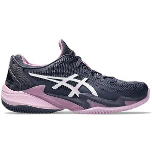 ASICS �A�V�b�N�X ���f�B�[�X �X�j�[�J�[ �yASICS Court FF 3 Clay Indigo Fog White (Women's)�z �T�C�Y US_9(26.0cm) Indigo Fog/White
