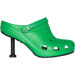 Balenciaga �o�����V�A�K ���f�B�[�X �X�j�[�J�[ �yBalenciaga x Crocs Madame 80MM Green (Women's)�z �T�C�Y US_8(25.0cm) Green