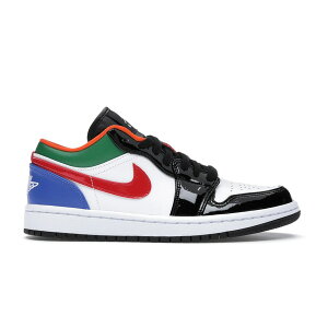 Jordan �W���[�_�� ���f�B�[�X �X�j�[�J�[ �yJordan 1 Low Multi-Color Black Toe (Women's)�z �T�C�Y US_W_10 White/Hyper Royal-University Red-White