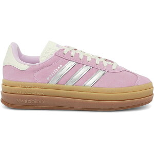 adidas �A�f�B�_�X ���f�B�[�X �X�j�[�J�[ �yadidas Gazelle Bold Pink Glow Silver (Women's)�z �T�C�Y US_7.5(24.5cm) Pink Glow/Silver Metallic/Gum