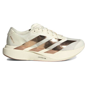adidas �A�f�B�_�X ���f�B�[�X �X�j�[�J�[ �yadidas Adizero Evo SL Metallic Stripes Off White Copper (Women's)�z �T�C�Y US_9.5(26.5cm) Off White/Copper Metallic/Blush Pink