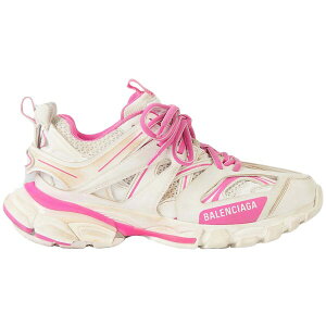 Balenciaga �o�����V�A�K ���f�B�[�X �X�j�[�J�[ �yBalenciaga Track Worn Out In Purple White (Women's)�z �T�C�Y US_8(25.0cm) Pink/Beige