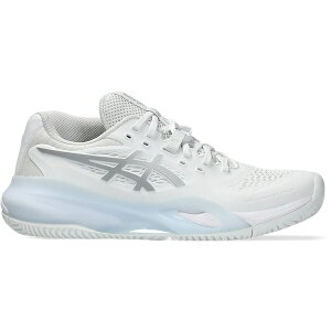 ASICS �A�V�b�N�X ���f�B�[�X �X�j�[�J�[ �yASICS Gel-Resolution X Clay White Pure Silver (Women's)�z �T�C�Y US_9(26.0cm) White/Pure Silver