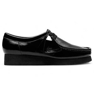 Clarks �N���[�N�X ���f�B�[�X �X�j�[�J�[ �yClarks Wallabee Black Patent (Women's)�z �T�C�Y US_6(23.0cm) Black Patent