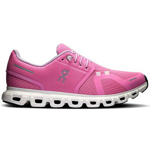 On �I�� ���f�B�[�X �X�j�[�J�[ �yOn Running Cloud 6 Raspberry White (Women's)�z �T�C�Y US_W_10 Raspberry/White