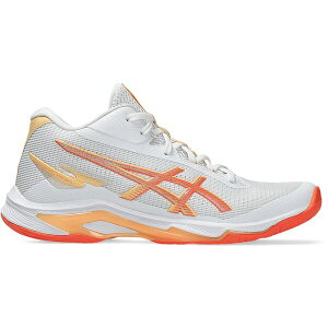 ASICS �A�V�b�N�X ���f�B�[�X �X�j�[�J�[ �yASICS Netburner Ballistic FF MT 4 White Vivid Coral (Women's)�z �T�C�Y US_W_10.5 White/Vivid Coral