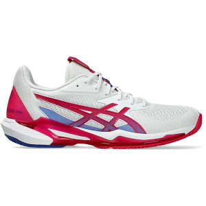 ASICS �A�V�b�N�X ���f�B�[�X �X�j�[�J�[ �yASICS Solution Speed FF 3 White Bright Rose (Women's)�z �T�C�Y US_7.5(24.5cm) White/Bright Rose