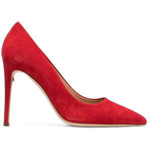 Ferragamo �t�F���K�� ���f�B�[�X �X�j�[�J�[ �yFerragamo Pointed 110mm Suede Pumps Red (Women's)�z �T�C�Y US_W_11 Red