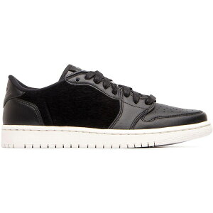 Jordan �W���[�_�� ���f�B�[�X �X�j�[�J�[ �yJordan 1 Retro Low NS Black Pony Hair (Women's)�z �T�C�Y US_7.5(24.5cm) Black/Black-Sail