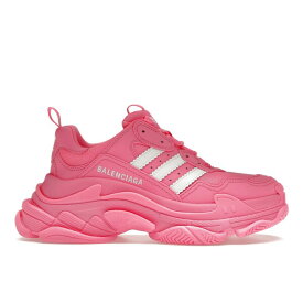 Balenciaga バレンシアガ レディース スニーカー 【Balenciaga x adidas Triple S Neon Pink (Women's)】 サイズ US_9(26.0cm) Neon Pink/White