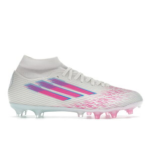 adidas �A�f�B�_�X ���f�B�[�X �X�j�[�J�[ �yadidas F50 League Mid-Cut FG/AG Sparkfusion White Lucid Pink (Women's)�z �T�C�Y US_7(24.0cm) Cloud White/Lucid Pink/Cloud White