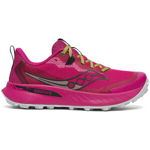 Saucony �T�b�J�j�[ ���f�B�[�X �X�j�[�J�[ �ySaucony Peregrine 15 Magenta Black (Women's)�z �T�C�Y US_8(25.0cm) Magenta/Black
