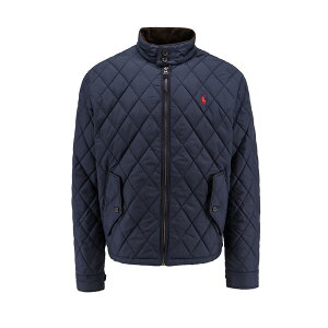 t[ Y WPbgu] AE^[ Blue Quilted Jacket With Pony Detail On The Front In Tech Fabric Man Blue