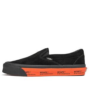 Vans �o���Y �����Y �X�j�[�J�[ �yVans WTAPS x Classic Slip-On LX 'Black Orange' VN0A45JK20E1�z �T�C�Y US_11(29.0cm)