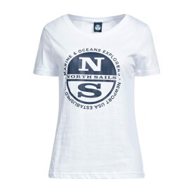 【送料無料】 ノースセール レディース Tシャツ トップス T-shirts White