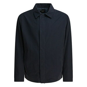 ���B���X �����Y �W���P�b�g���u���]�� �A�E�^�[ Button-cuff zip-front jacket Blue