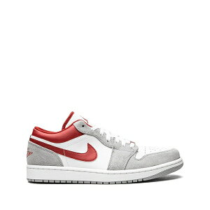 �W���[�_�� �����Y �X�j�[�J�[ �V���[�Y Air jordan 1 low se white/grey/red sneakers Grey