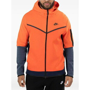 �i�C�L �����Y �p�[�J�[�E�X�E�F�b�g�V���c �A�E�^�[ Tech fleece zip-up hoodie Orange