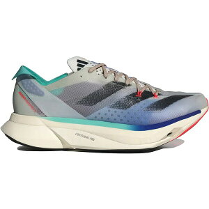 adidas �A�f�B�_�X �����Y �X�j�[�J�[ �yadidas Adizero Adios Pro 3 Aurora Ink Flash Aqua�z �T�C�Y US_5.5(23.5cm) Off White/Aurora Ink/Flash Aqua