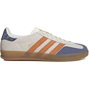 adidas �A�f�B�_�X �����Y �X�j�[�J�[ �yadidas Gazelle Indoor Cream White Blue Orange�z �T�C�Y US_M_4.5 Cream White/Blue Vine/Orange