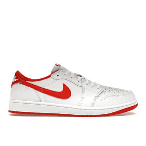 Jordan �W���[�_�� �����Y �X�j�[�J�[ �yJordan 1 Retro Low OG University Red�z �T�C�Y US_M_13 White/University Red-White