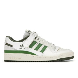 adidas �A�f�B�_�X �����Y �X�j�[�J�[ �yadidas Forum 84 Low Crew Green�z �T�C�Y US_M_4.5 White/Crew Green-Wild Pine