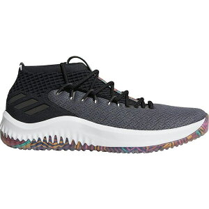 adidas �A�f�B�_�X �����Y �X�j�[�J�[ �yadidas Dame 4 Tribal�z �T�C�Y US_9(27.0cm) Core Black/Cloud White/Grey Five
