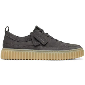 Clarks �N���[�N�X �����Y �X�j�[�J�[ �yClarks Torhill Lace Dark Grey Nubuck�z �T�C�Y US_10(28.0cm) Dark Grey Nubuck