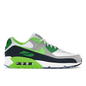 Nike �i�C�L �����Y �X�j�[�J�[ �yNike Air Max 90 Seattle Seahawks�z �T�C�Y US_9(27.0cm) White/Action Green/College Navy