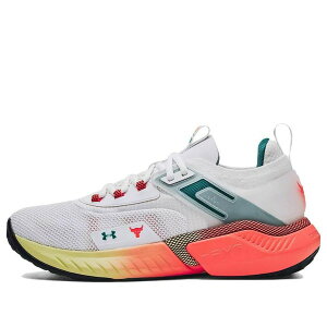 Under Armour �A���_�[�A�[�}�[ �����Y �X�j�[�J�[ �yUnder Armour Project Rock 5 'White After Burn' 3025435-104�z �T�C�Y US_8.5(26.5cm)