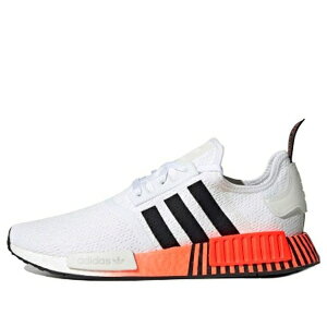 adidas アディダス メンズ スニーカー 【adidas NMD_R1 'Glitch - White Solar Red' FV3648】 サイズ US_9.5(27.5cm)