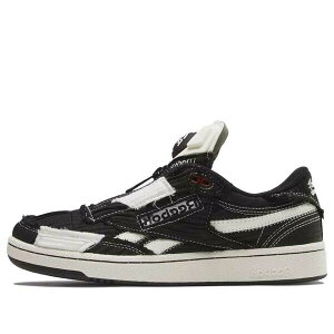 Reebok ���[�{�b�N �����Y �X�j�[�J�[ �yReebok Market X Club C 85 Pump 'Black Chalk' 100069831�z �T�C�Y US_8(26.0cm)