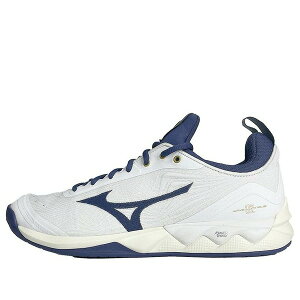 Mizuno �~�Y�m �����Y �X�j�[�J�[ �yMizuno Wave Luminous 2 'White Navy' V1GA212043�z �T�C�Y US_8.5(26.5cm)