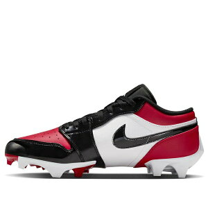 Air Jordan W[_ Y Xj[J[ yAir Jordan 1 Low TD Cleat 'Patent Bred Toe' FJ6245-601z TCY US_M_14