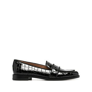 �A�N�A�Y�[�� ���f�B�[�X �X���b�|���E���[�t�@�[ �V���[�Y Martin snakeskin mocassins Black