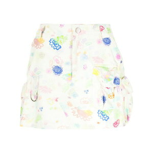 �R���[�i �X�g���[�_ ���f�B�[�X �X�J�[�g �{�g���X Floral-print cotton miniskirt Multicolour
