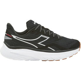 ディアドラ メンズ ランニング スポーツ Diadora Men's Equipe Nucleo Running Shoes Black/Silver/White