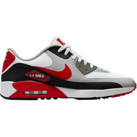 ナイキ メンズ ゴルフ スポーツ Nike Men's Air Max 90 G Golf Shoes Grey/Red