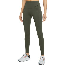 ナイキ レディース カジュアルパンツ ボトムス Nike Women's Go Firm-Support High-Waisted Full-Length Leggings Cargo Khaki