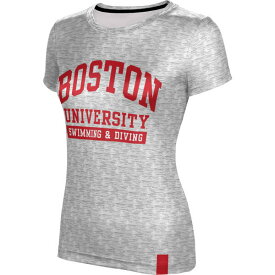 プロスフィア レディース Tシャツ トップス Boston University ProSphere Women's Swimming & Diving TShirt White