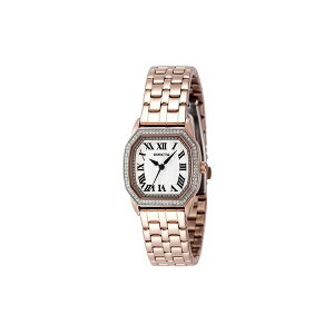 CrN^ fB[X rv ANZT[ Women's 49039 Wildflower Quartz Silver Dial Watch Gold