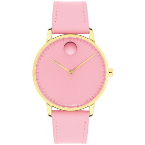 oh fB[X rv ANZT[ Unisex Face Swiss Quartz Pink Leather Watch, 39mm Pink