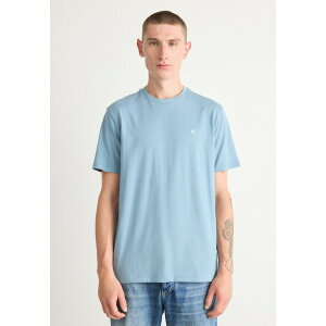 JoNC Y T_ V[Y CLASSIC MONOGRAM TEE - Basic T-shirt - smoke blue