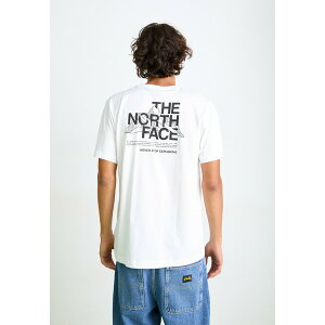 m[XtFCX Y T_ V[Y MOUNTAIN SKETCH TEE - Print T-shirt - white