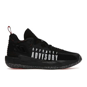 adidas �A�f�B�_�X �����Y �X�j�[�J�[ �yadidas Dame 7 Opponent Advisory�z �T�C�Y US_M_14 Core Black/Footwear White/Vivid Red
