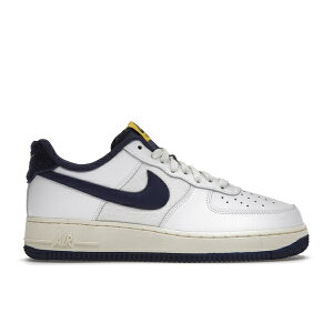 Nike �i�C�L �����Y �X�j�[�J�[ �yNike Air Force 1 Low '07 LV8 Michigan Varsity Jacket (2021)�z �T�C�Y US_8.5(26.5cm) White/Midnight Navy-Sail
