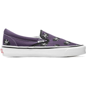 Vans �o���Y �����Y �X�j�[�J�[ �yVans OG Classic Slip-On Wacko Maria Purple Records�z �T�C�Y US_9.5(27.5cm) Purple/True White