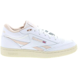 Reebok ���[�{�b�N �����Y �X�j�[�J�[ �yReebok Club C Mid II Revenge Footwear White Soft Ecru Alabaster�z �T�C�Y US_7.5(25.5cm) Footwear White/Soft Ecru/Alabaster