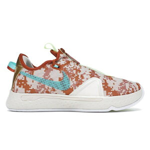 Nike �i�C�L �����Y �X�j�[�J�[ �yNike PG 4 Digi-Camo 2K Gamer Exclusive�z �T�C�Y US_12(30.0cm) Desert Sand/Volt-Burnt Orange-Teal Nebula